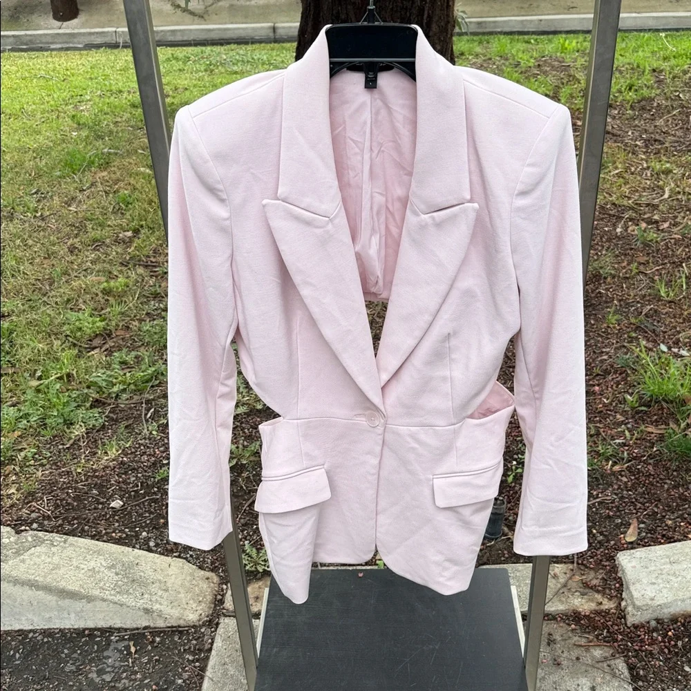 CLEARANCE FINAL DISCOUNT Express Light Pink Women's Blazer - Picture 1 of 9